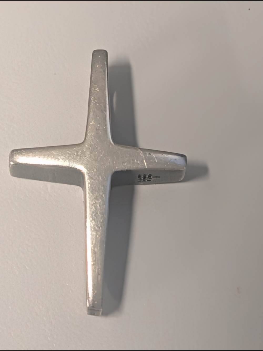 James Avery "Shared Faith" Sterling Silver Cross Pendant - Rare Retired
